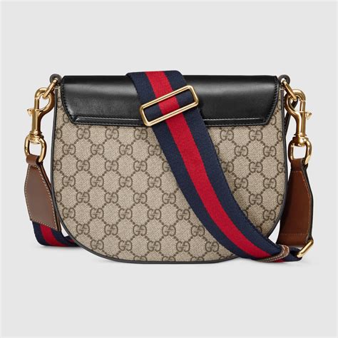 gucci shoulder strap brown|Gucci shoulder bag women's.